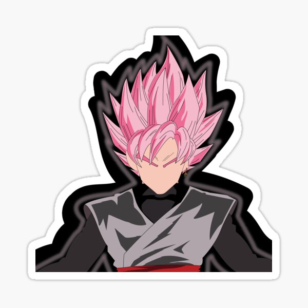 Black Goku Sticker for Sale by Moo8aa