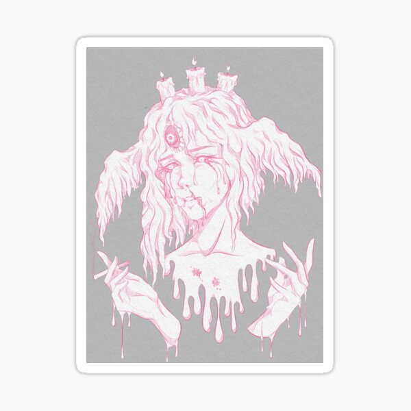 Hedorah Gijinka Sticker