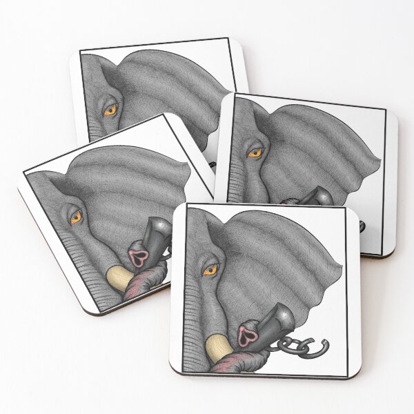 Item preview, The Elephant and the Chain-Grey  designed and sold by tayearted.