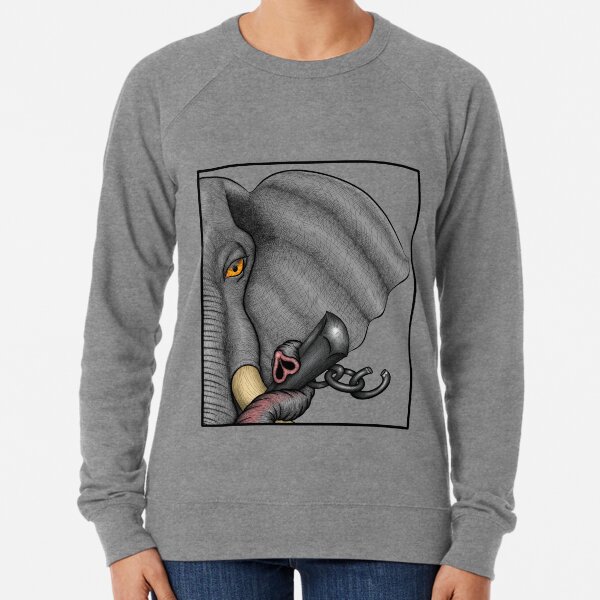 Item preview, The Elephant and the Chain-Grey  designed and sold by tayearted.