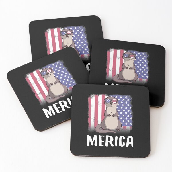 Item preview, Merica Otter USA American Flag designed and sold by fatamyfan1.