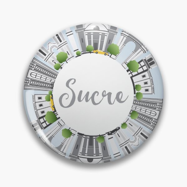 Item preview, Sucre Bolivia Skyline with Color Buildings designed and sold by Igor Sorokin.