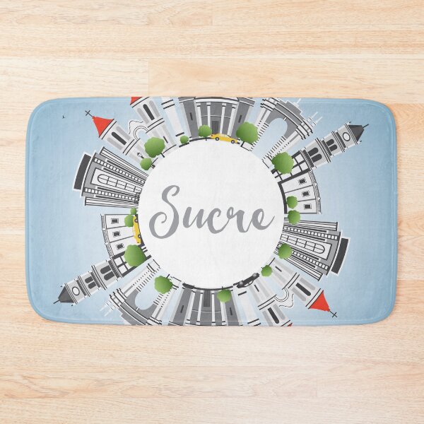 Item preview, Sucre Bolivia Skyline with Color Buildings designed and sold by Igor Sorokin.