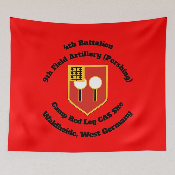 Item preview, 4th Bn 9th Field Artillery Camp Red Leg CAS Site, Waldheide, W Germany- Pershing (Black Lettering) designed and sold by tomgriffin1956.
