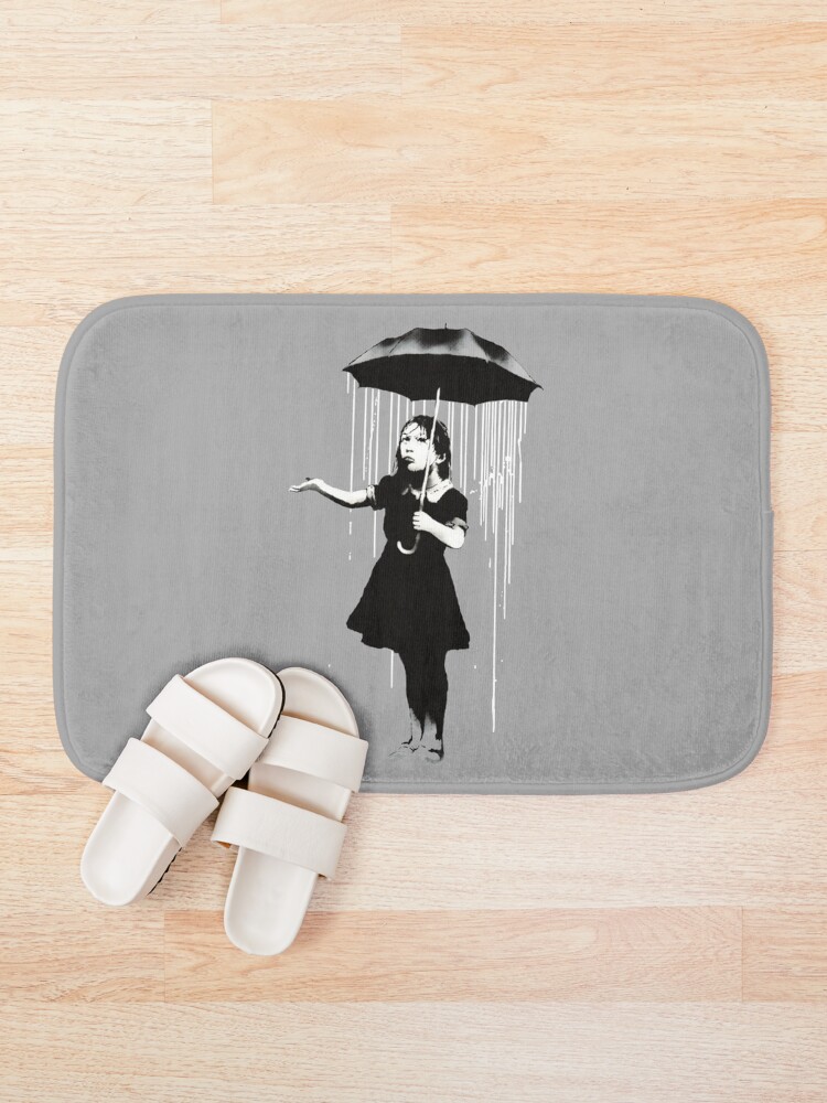 Alternate view of Banksy Rain Bath Mat