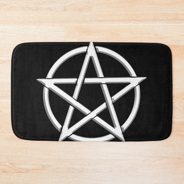 Item preview, White Pentacle wicca symbol for when you're feeling Witchy designed and sold by Ataraxia  Apparel.