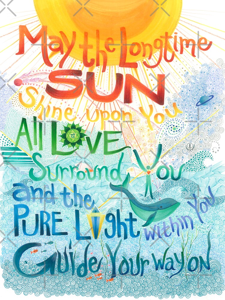 Thumbnail 7 of 7, Classic T-Shirt, Long Time Sun designed and sold by ShabadAtma.