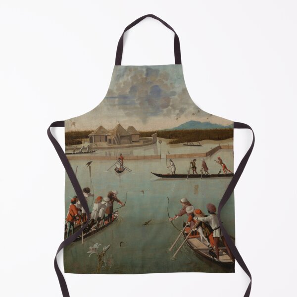 Item preview, Hunting on the Lagoon (recto); Letter Rack (verso) - Vittore Carpaccio designed and sold by themasters.