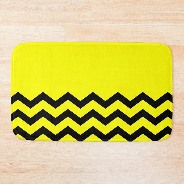 Item preview, BLACK AND NEON YELLOW CHEVRON ZIG ZAG  HALF TONE PATTERN - BY OZCUSHIONSTOO designed and sold by ozcushionstoo.