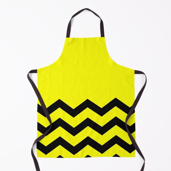 Item preview, BLACK AND NEON YELLOW CHEVRON ZIG ZAG  HALF TONE PATTERN - BY OZCUSHIONSTOO designed and sold by ozcushionstoo.
