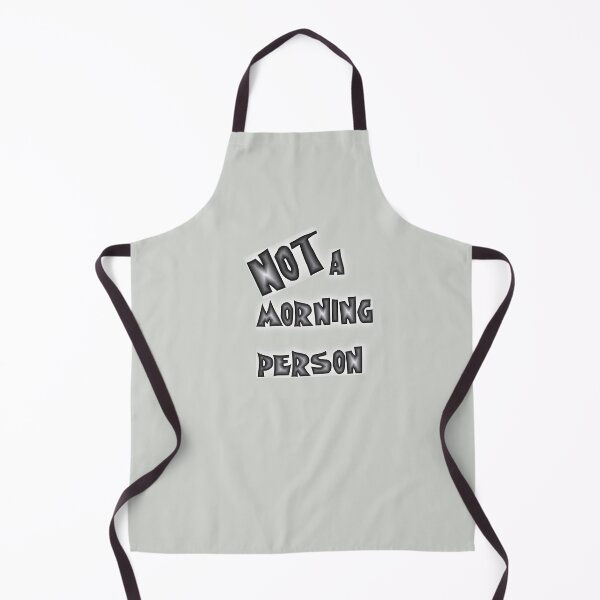Item preview, NOT a morning person designed and sold by MagpieMuddles.