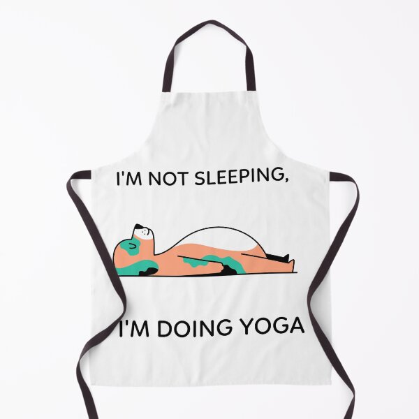 Item preview, I'M NOT SLEEPING, I'M DOING YOGA designed and sold by Ashalcheema.