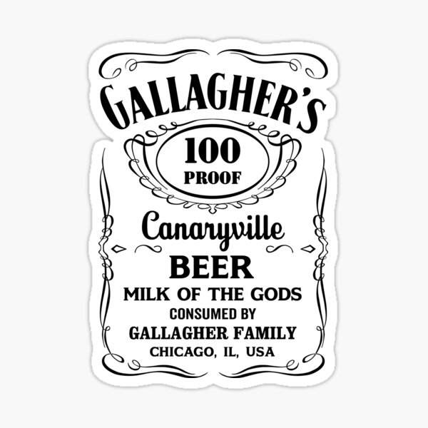 Gallagher Beer Milk Of The Gods Sticker