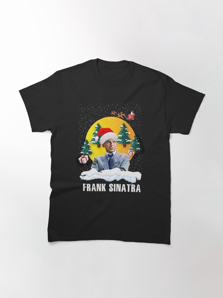 Discover Funny Gifts Merry Christmas Vintage Frank Sinatra Classic T-Shirt
