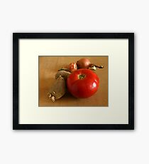 vegetables Framed Print