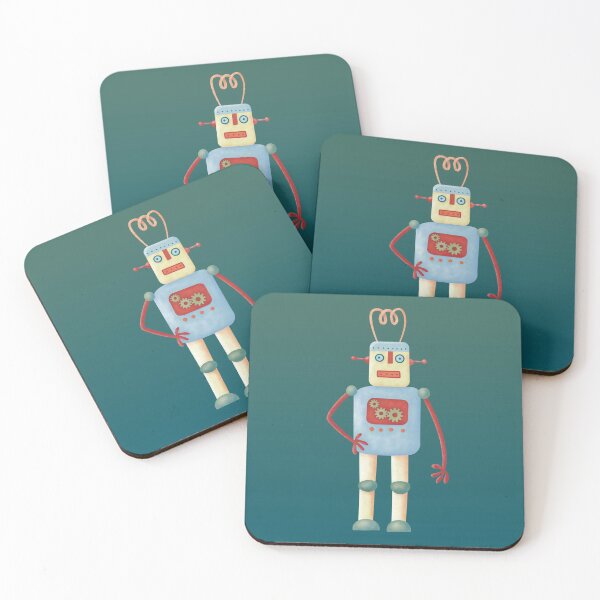 Item preview, Cute Vintage Retro Robot designed and sold by squirrell.