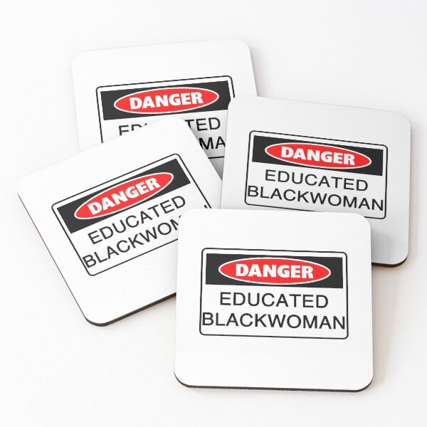 Item preview, Danger: Educated Blackwoman designed and sold by ToyoTees.
