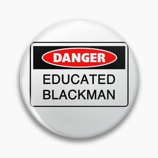 Item preview, Danger: Educated Blackman designed and sold by ToyoTees.