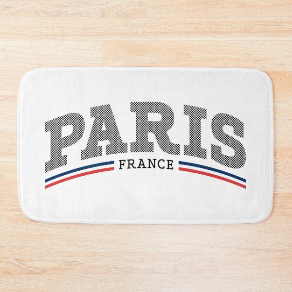 Item preview, Paris France Black Dots Text Pattern  designed and sold by ElPato.