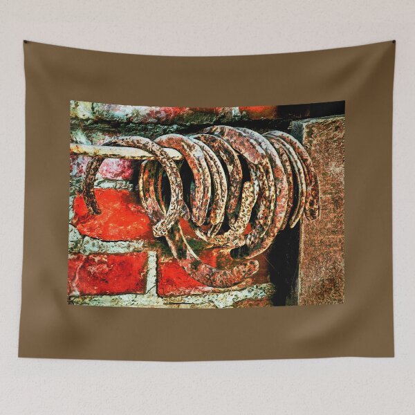 Item preview, Red Bricks and Horseshoes designed and sold by PictureNZ.
