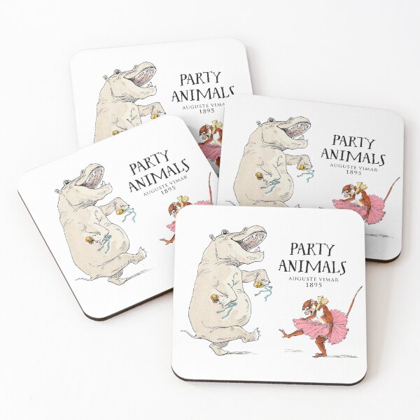 Item preview, Party Animals: Vintage Happiness, Auguste Vimar 1895 designed and sold by ebrawne.