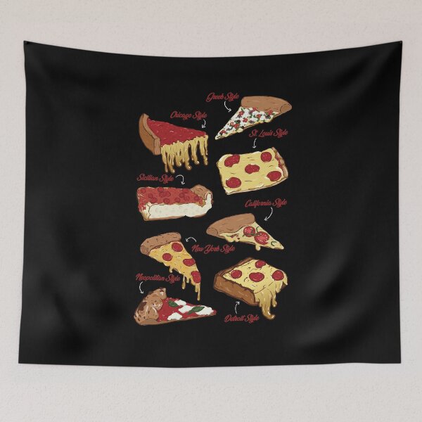 Item preview, Pizza Styles designed and sold by Elizabeth Rayes.