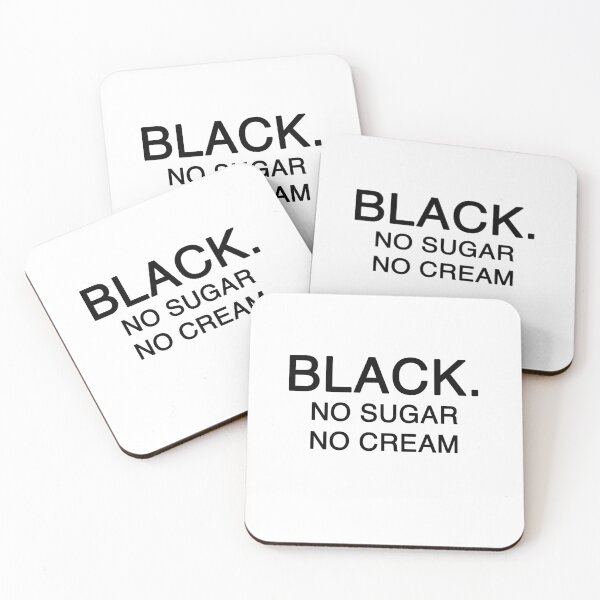 Item preview, Black. No Sugar No Cream designed and sold by ToyoTees.