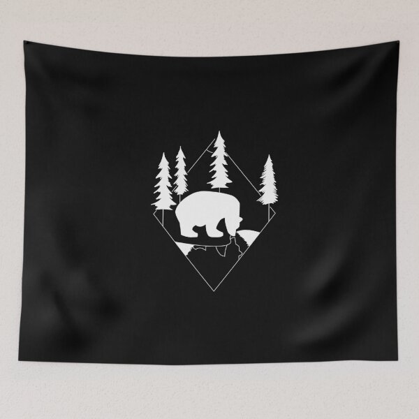 Item preview, White Forest Bear Water Reflection designed and sold by RabeDesigns.