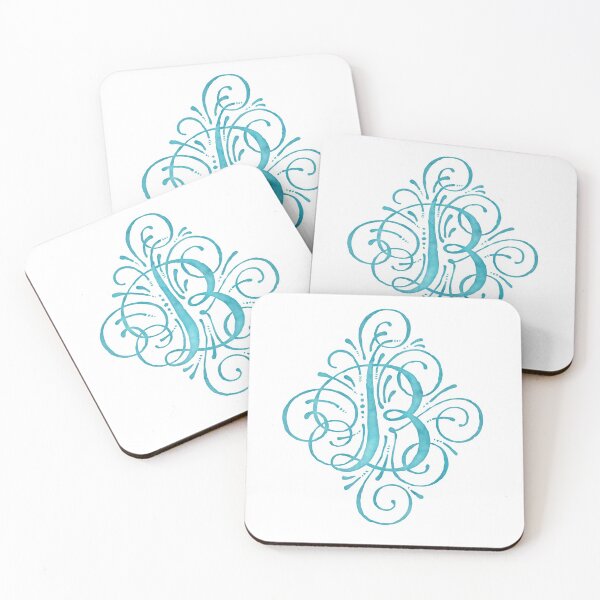 Item preview, Monogram Letter B Watercolor Calligraphy designed and sold by junkydotcom.