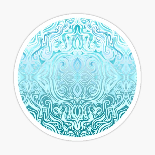 Item preview, Twists & Turns in Turquoise & Teal  designed and sold by micklyn.