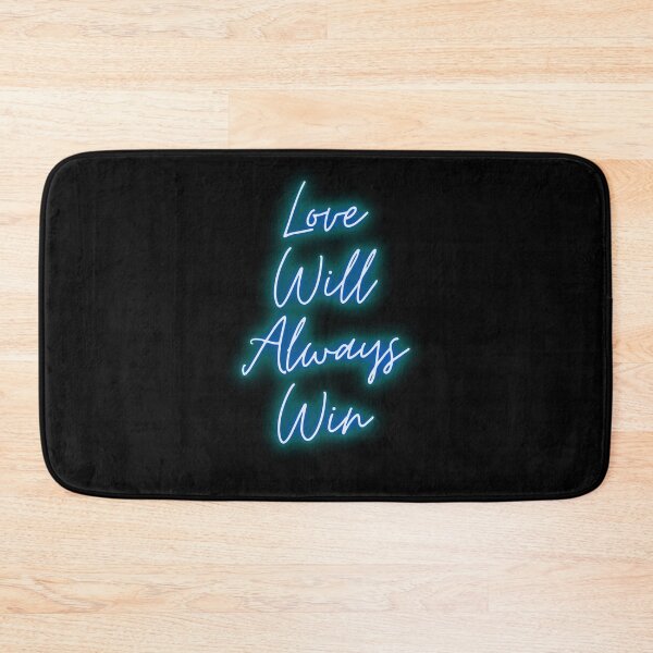 Item preview, Love Will Always Win Blue Neon Lights designed and sold by BhARTi Taylor.