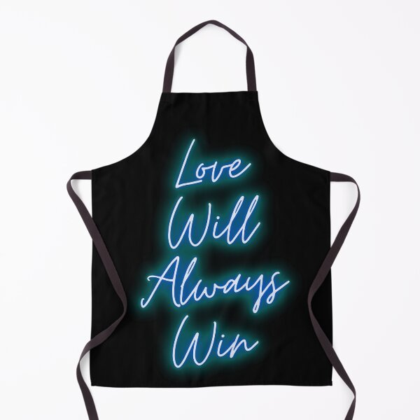 Item preview, Love Will Always Win Blue Neon Lights designed and sold by BhARTi Taylor.