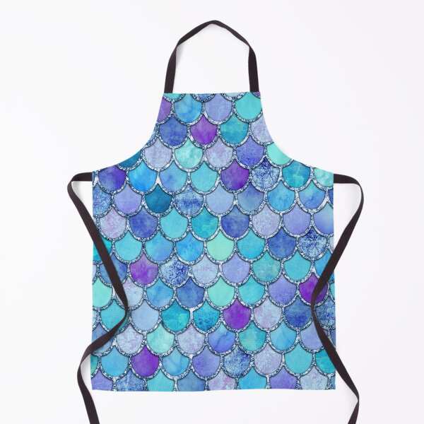 Item preview, Colorful Blues Mermaid Scales designed and sold by Gypsy Queen.