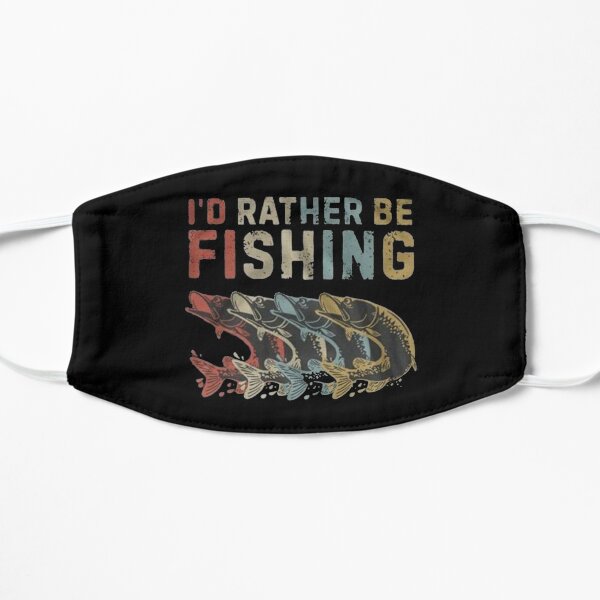 Download Rather Be Fishing Face Masks Redbubble