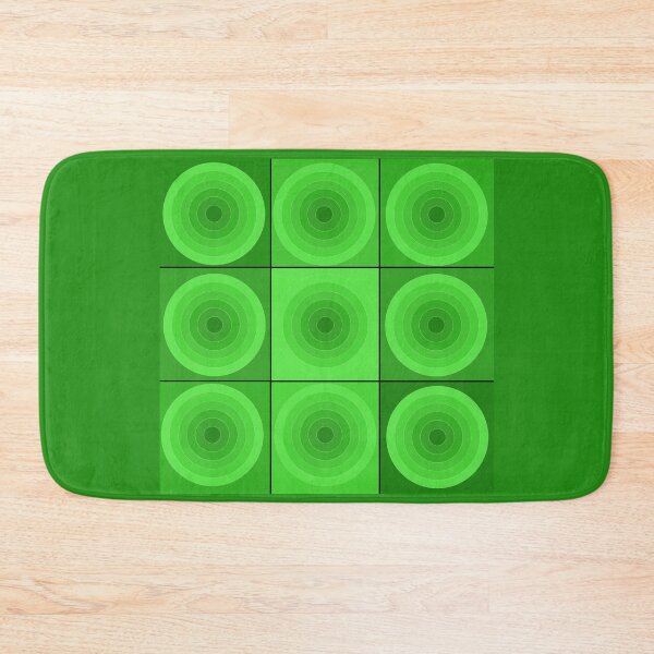 Item preview, Green Concentric Circles designed and sold by VazMasDesign.