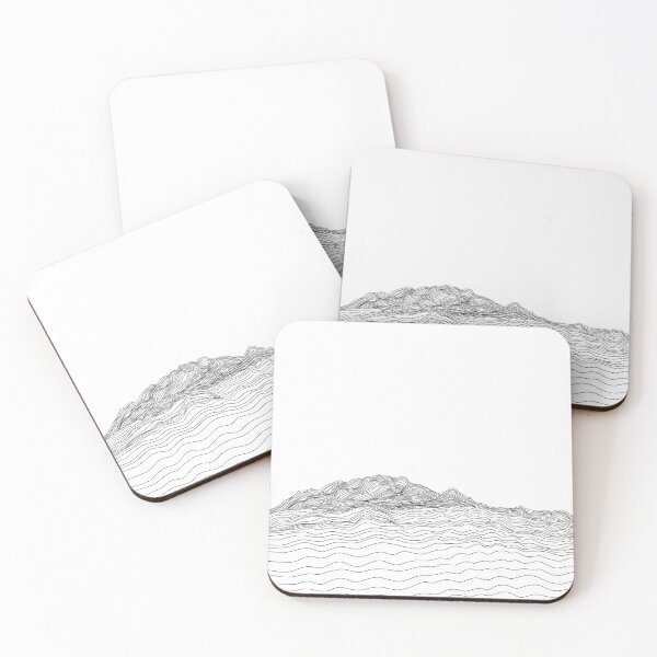 Item preview, Mountain contour drawing, line art designed and sold by Etienne & Yolandi  Outram.