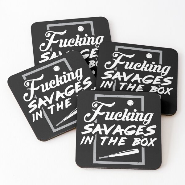 Item preview, Fun Fucking Savages in That Box Gift Design Idea print designed and sold by Lisbob.