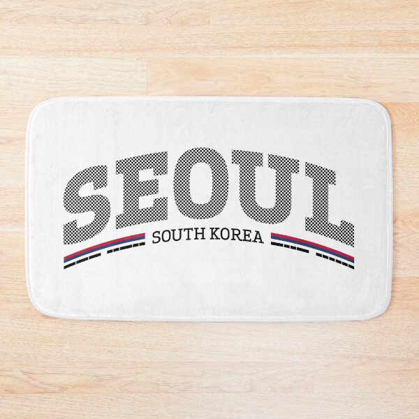 Item preview, Seoul South Korea BLACK Dot Text Pattern designed and sold by ElPato.