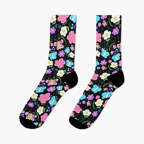 Artikelvorschau, Schmetterlinge und Blumen (Dark Ver.) entworfen und verkauft von GoddessAthena.