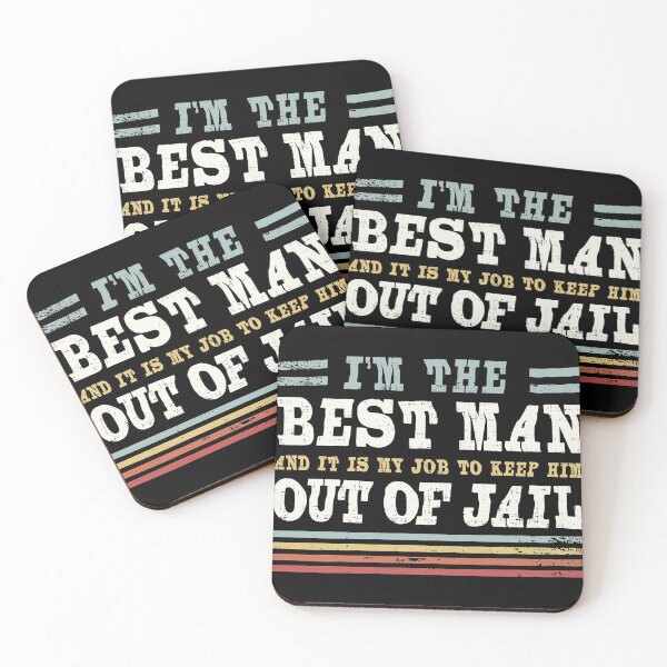 Item preview, Best Man design, Bachelor Party design, Funny Best Man gift print designed and sold by Lisbob.