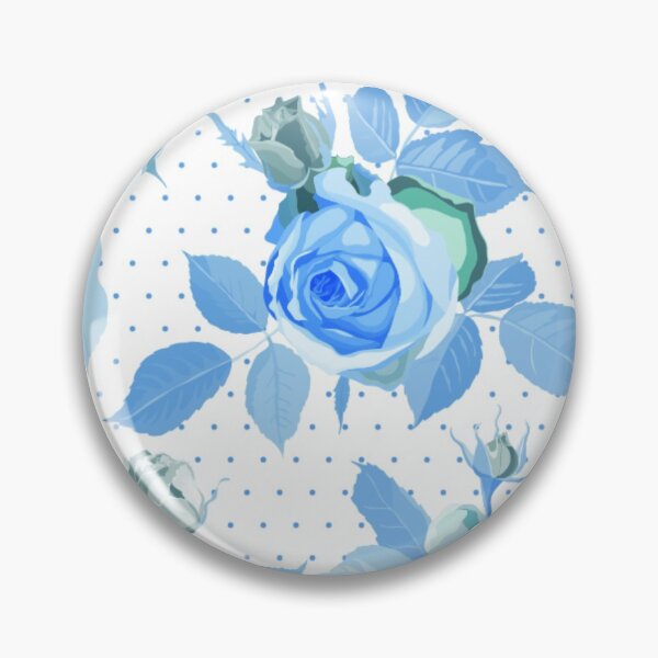 Item preview, Vintage Blue roses designed and sold by dplachkinova.