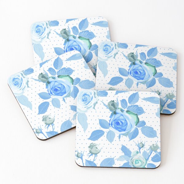 Item preview, Vintage Blue roses designed and sold by dplachkinova.