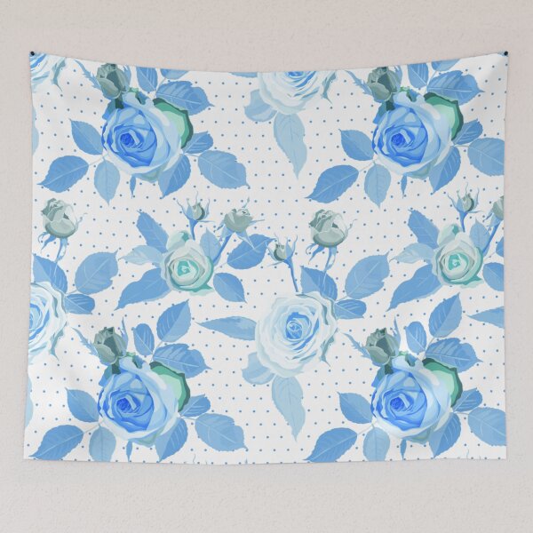 Item preview, Vintage Blue roses designed and sold by dplachkinova.