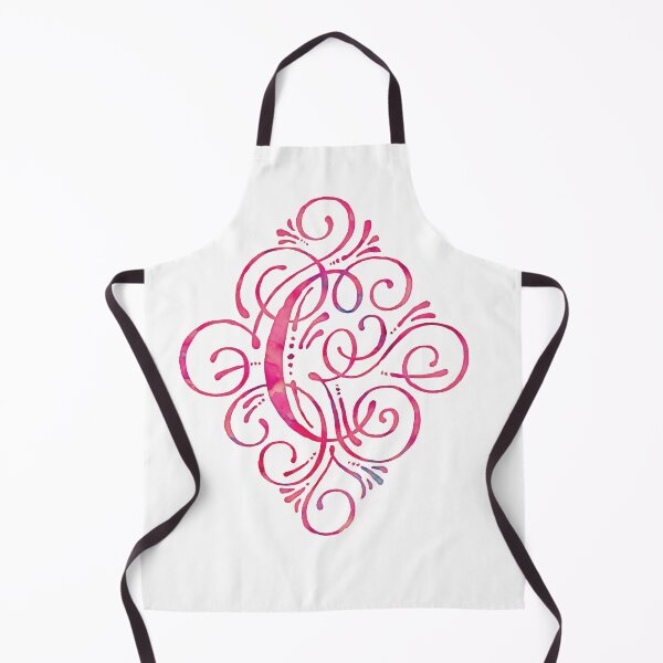 Item preview, Watercolor Monogram C Pink Turquoise designed and sold by junkydotcom.