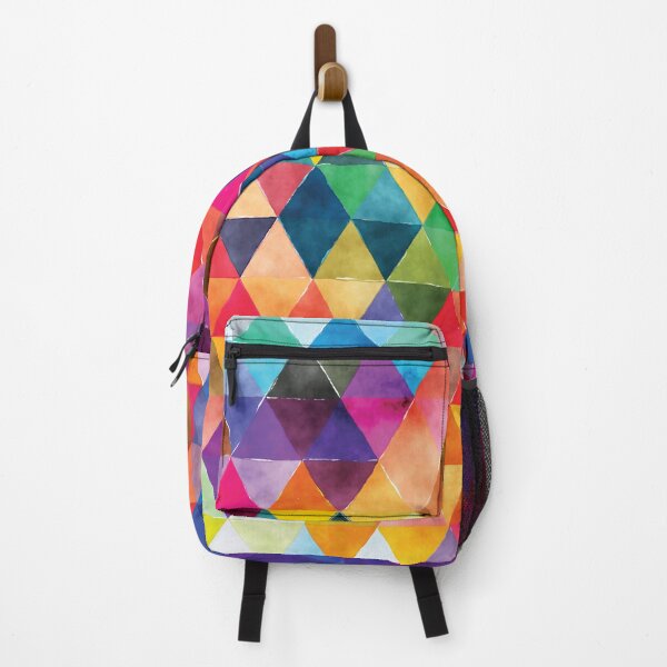 Item preview, Watercolor Triangles Pattern Bright Colors designed and sold by junkydotcom.