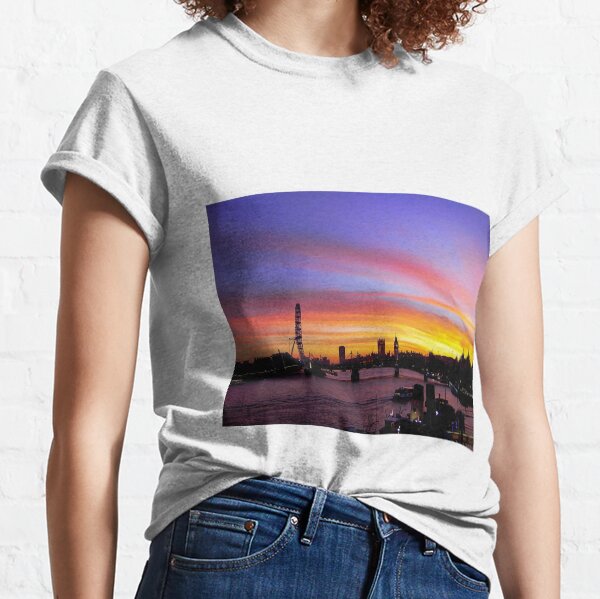 London at Sunset 3 Classic T-Shirt