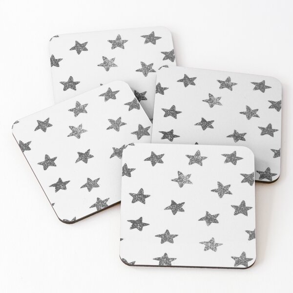 Item preview, Sparkly Silver Stars designed and sold by SimplebutSweet.