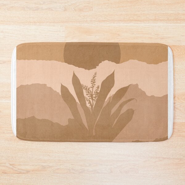 Item preview, Sunset in the desert - minimal earth tones art #79 designed and sold by Lola Terracota.