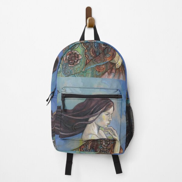 Bird on Her Hair. Backpack