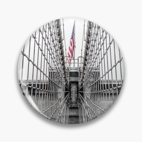 Item preview, Brooklyn Bridge and American Flag designed and sold by ShootFirstNYC.